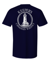 Load image into Gallery viewer, Keeper&#39;s Canadian Whisky Navy T-shirt
